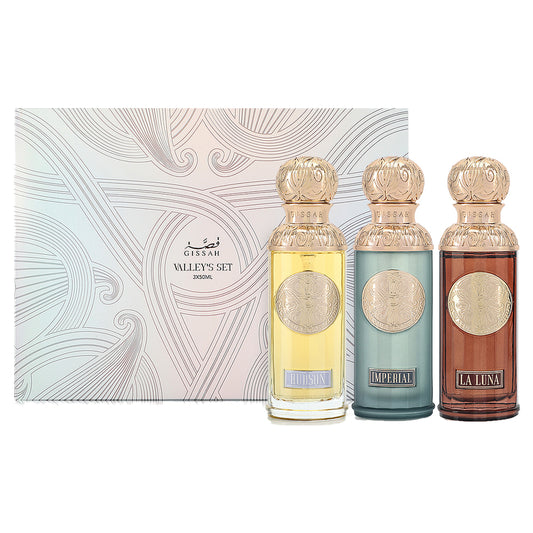 GISSAH VALLEY'S SET OF 3 EDP