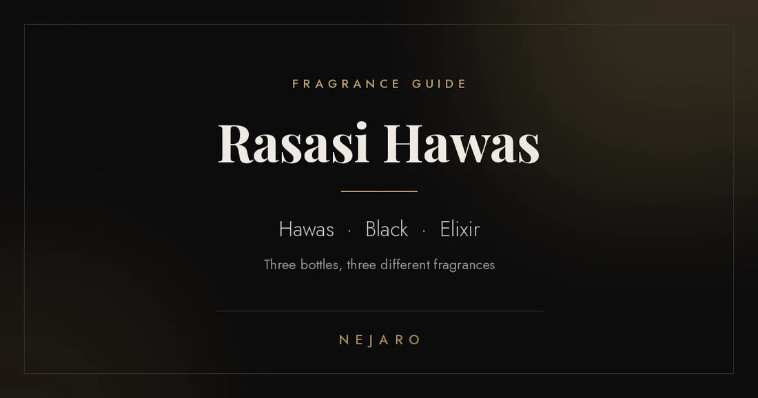 Rasasi Hawas: The Line Explained and Which Bottle to Buy